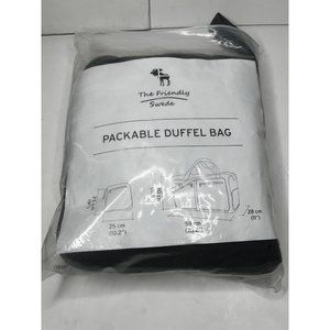 The Friendly Swede Packable Duffel Bag With Lock  open pckg